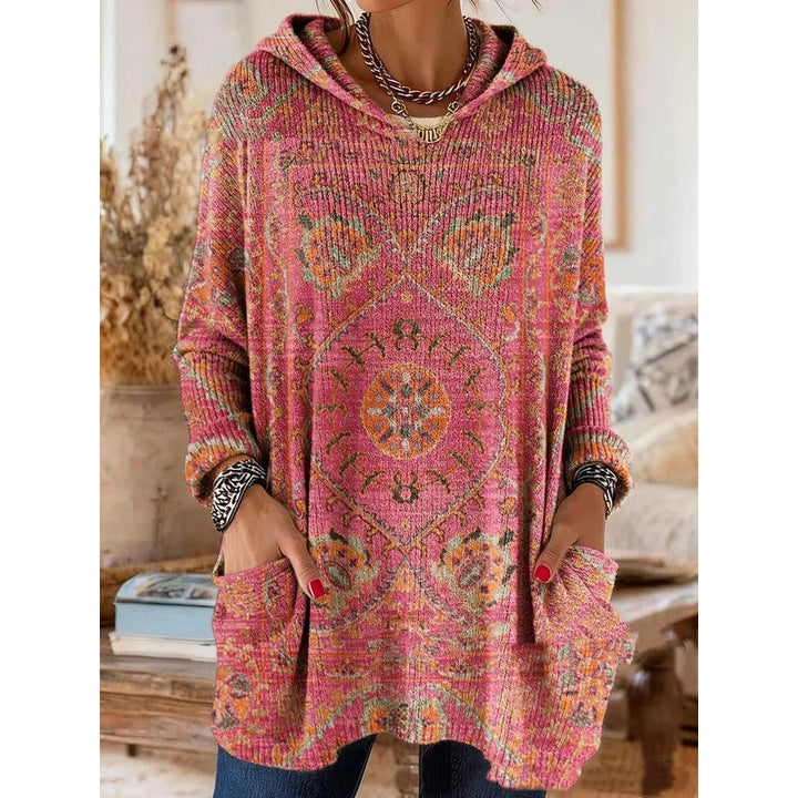 Lizzy | Hooded Retro Print Tunic
