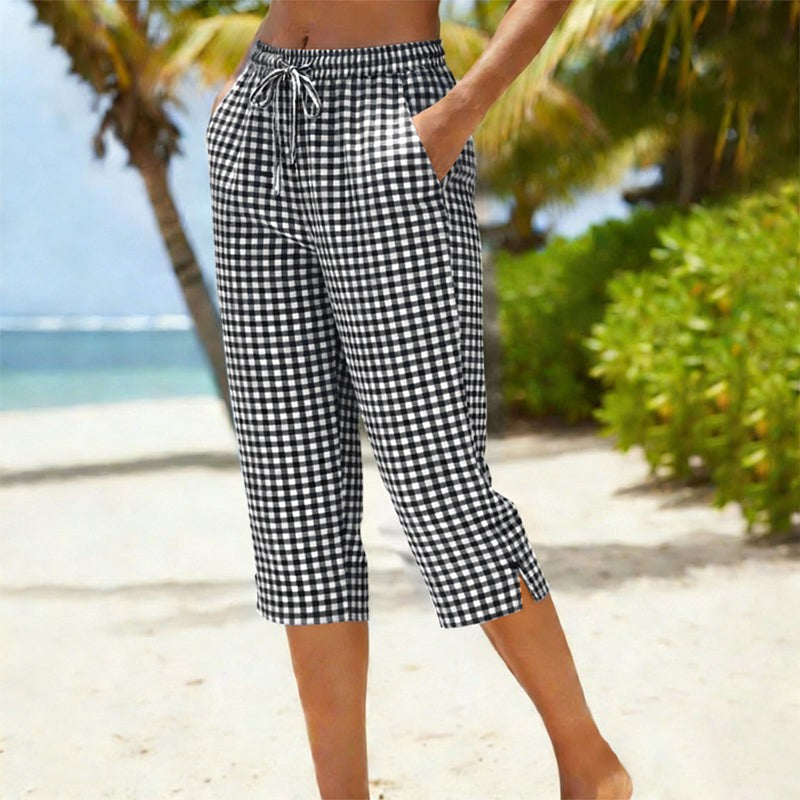 Isabelle | Cropped Capri Pants