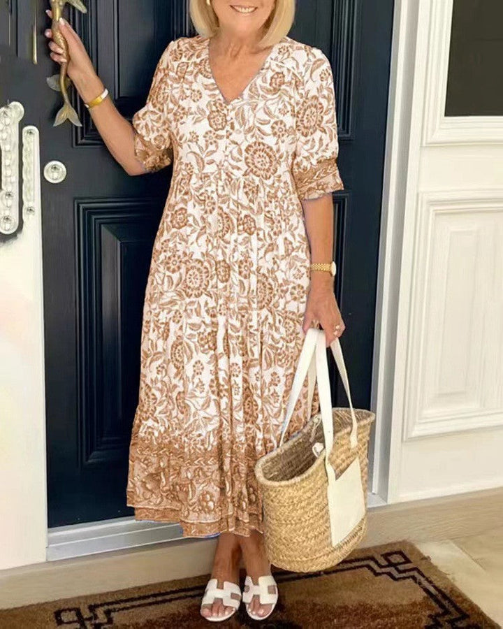 Dorothy | Tiered Floral Maxi Dress