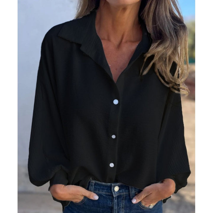 Hollynn | Relaxed Fit Lantern Sleeve Shirt