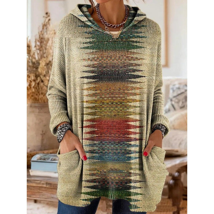 Lizzy | Hooded Retro Print Tunic