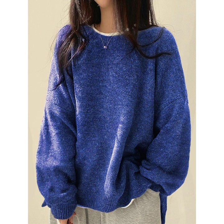 Vida | Oversized Crewneck Knit Sweater
