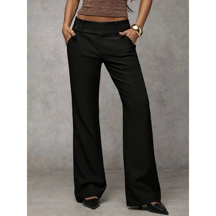 Evelyn | High-Waisted Wide-Leg Trousers