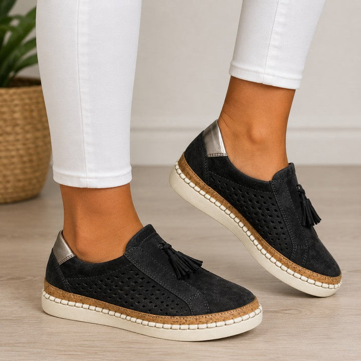 Christine | Slip-On Loafers with Tassel Detail