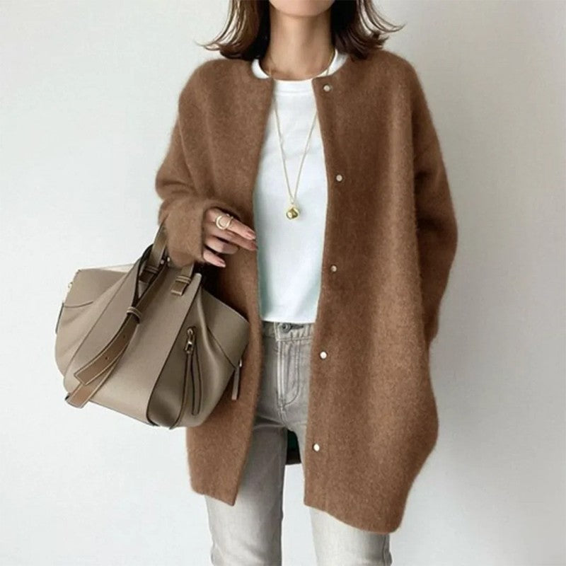 Eloise | Long-Line Open-Front Cardigan