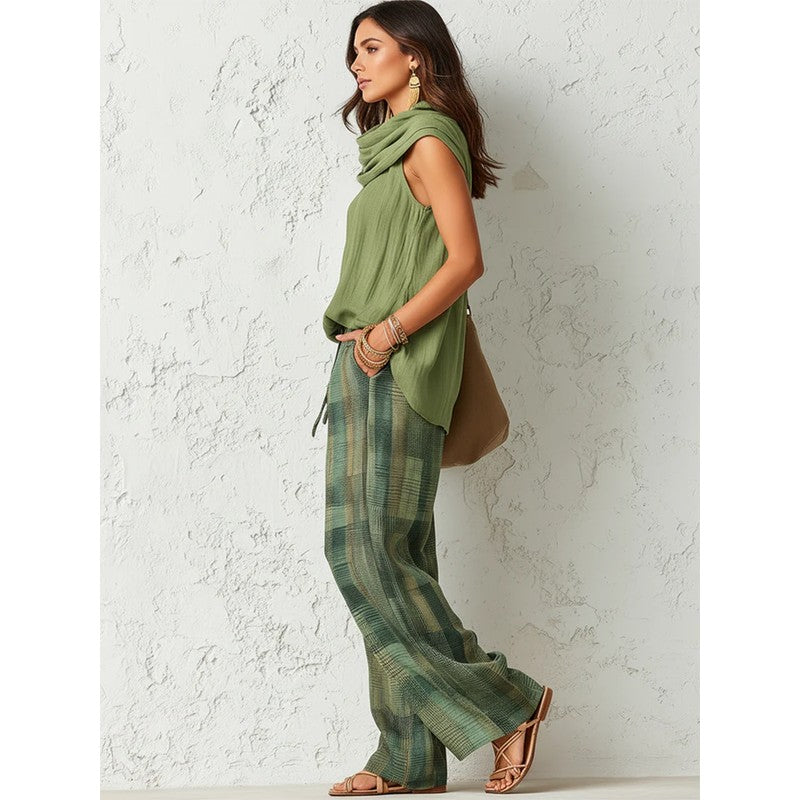 Marianne | Gathered-Neck Three-Piece Set