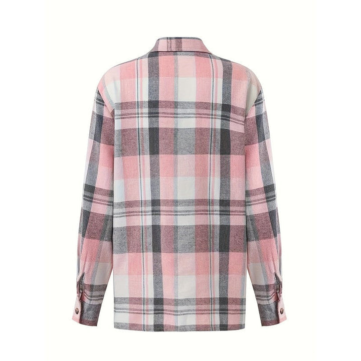 Margot | Oversized Plaid Long-Sleeve Shirt