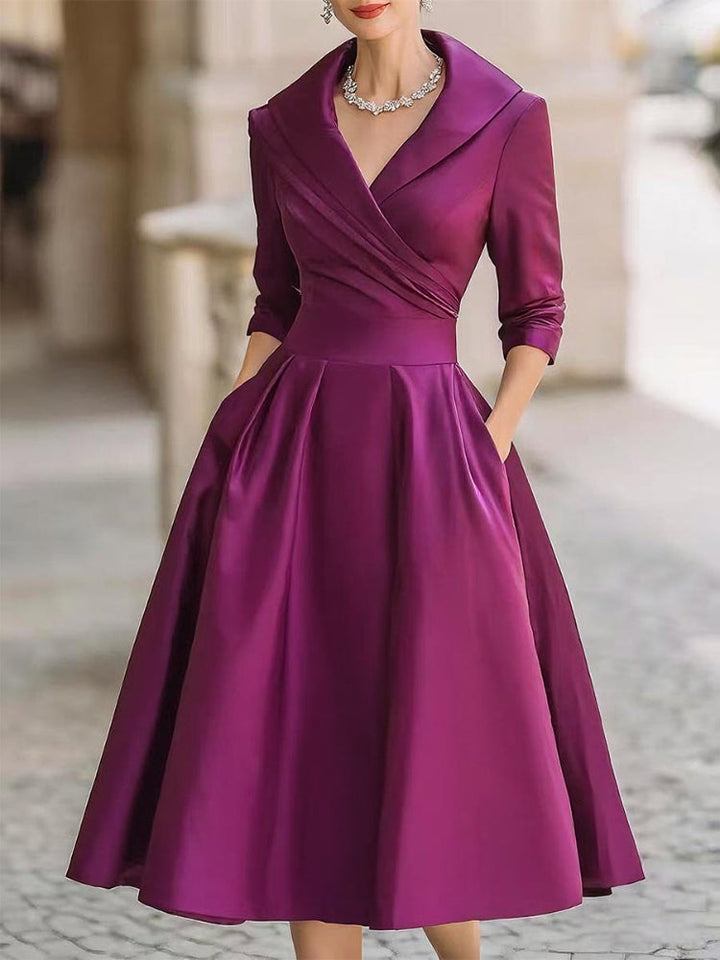 Autumn | Elegant Midi Dress