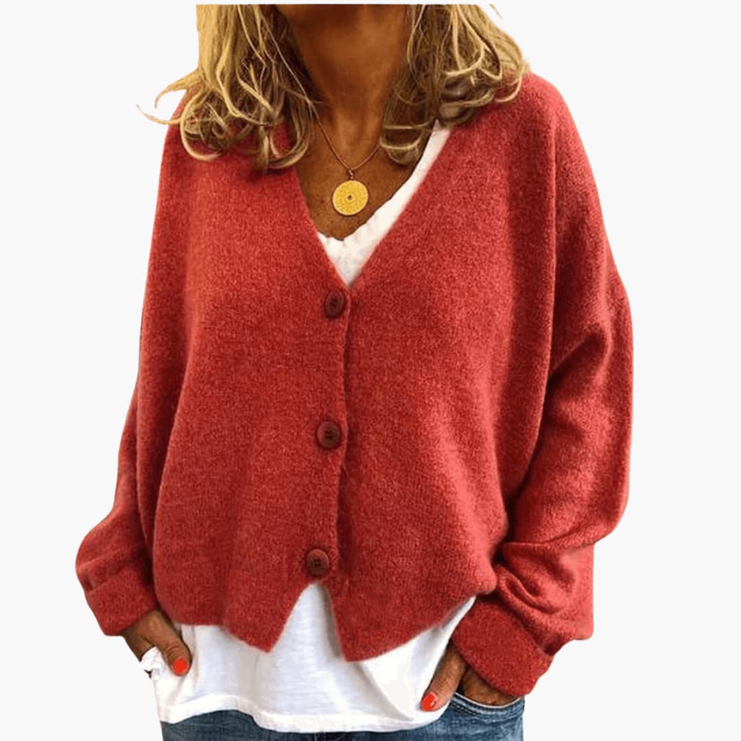Jennifer | Women's Knitted Button Cardigan