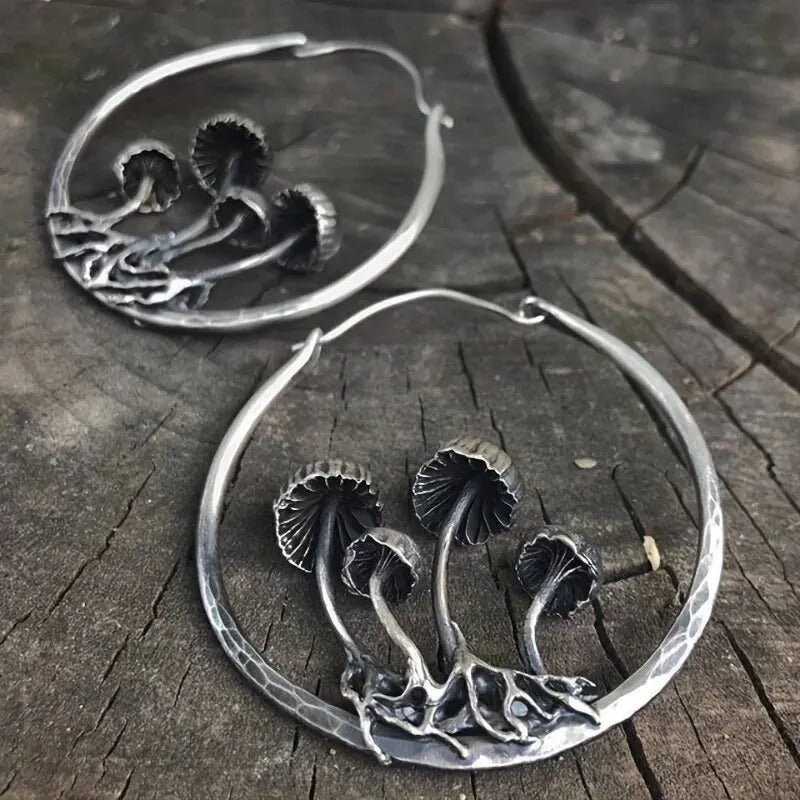 Forest Mushroom-Shaped Earrings