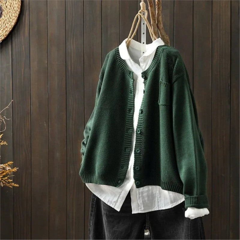 Evelyn | Button-Front V-Neck Cardigan