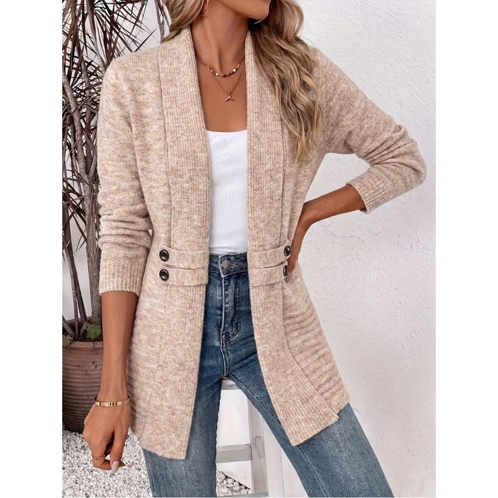 Audrey | Knitted Shawl Collar Cardigan