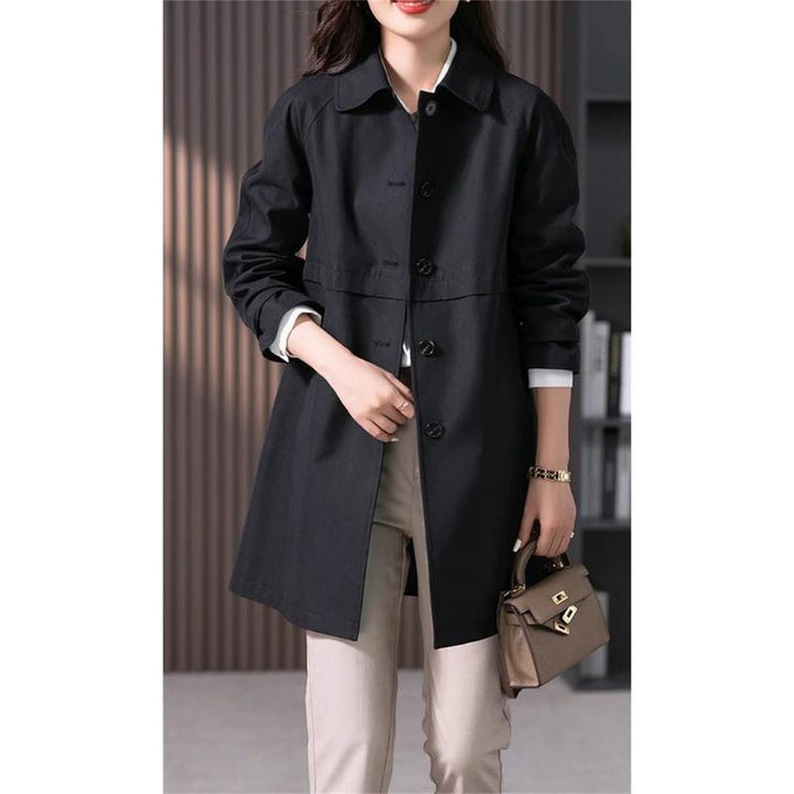 Ariella | Trench Coat - Long Single Button Front