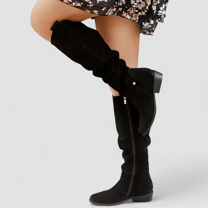 Charlotte | Knee-High Boots with Ankle Detail