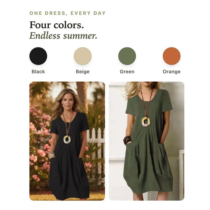 Kwani | Relaxed A-Line Casual Dress