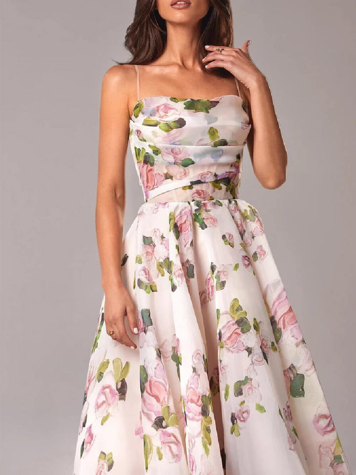 Penelope | Women’s Elegant Floral Midi Dress
