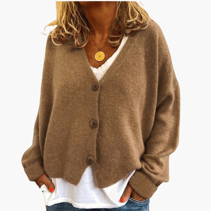 Jennifer | Women's Knitted Button Cardigan