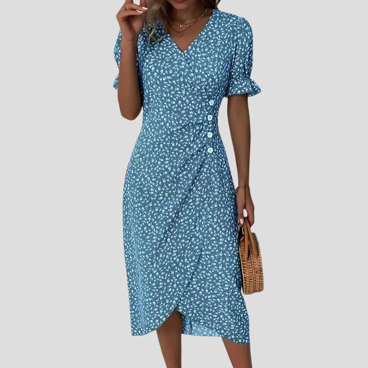 Julia | Women’s Elegant Floral Midi Dress