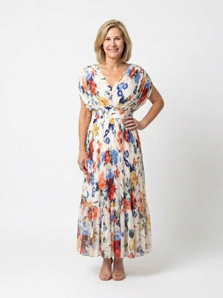 Savannah | Women's Floral Print Maxi Dress