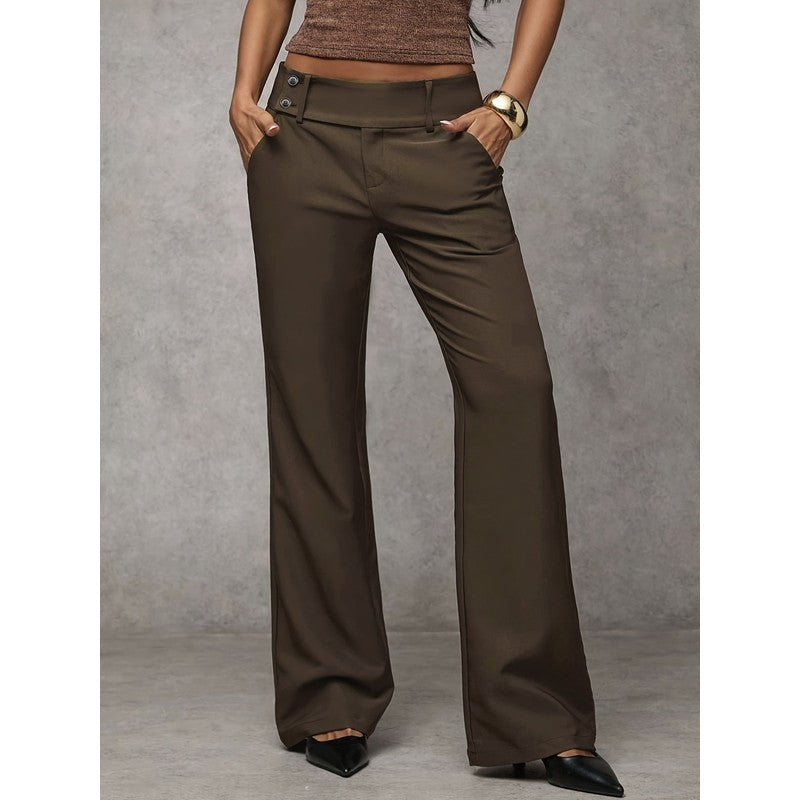 Evelyn | High-Waisted Wide-Leg Trousers