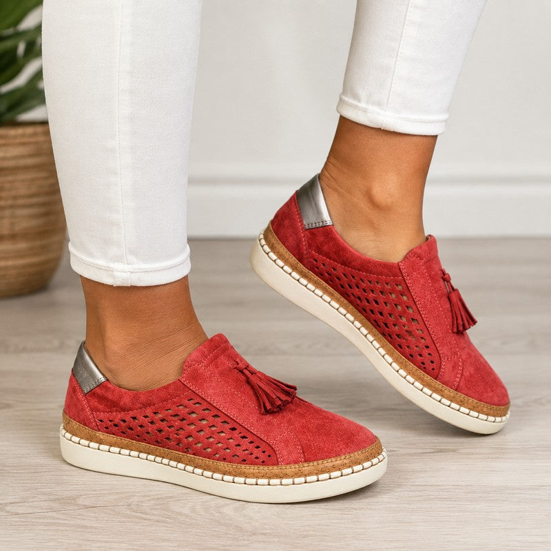 Christine | Slip-On Loafers with Tassel Detail