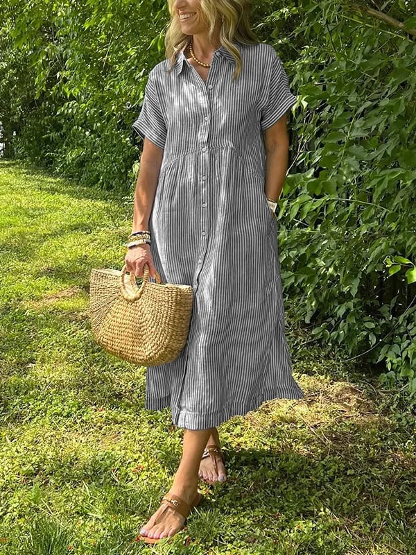 Gabrielle | Striped Button-Up