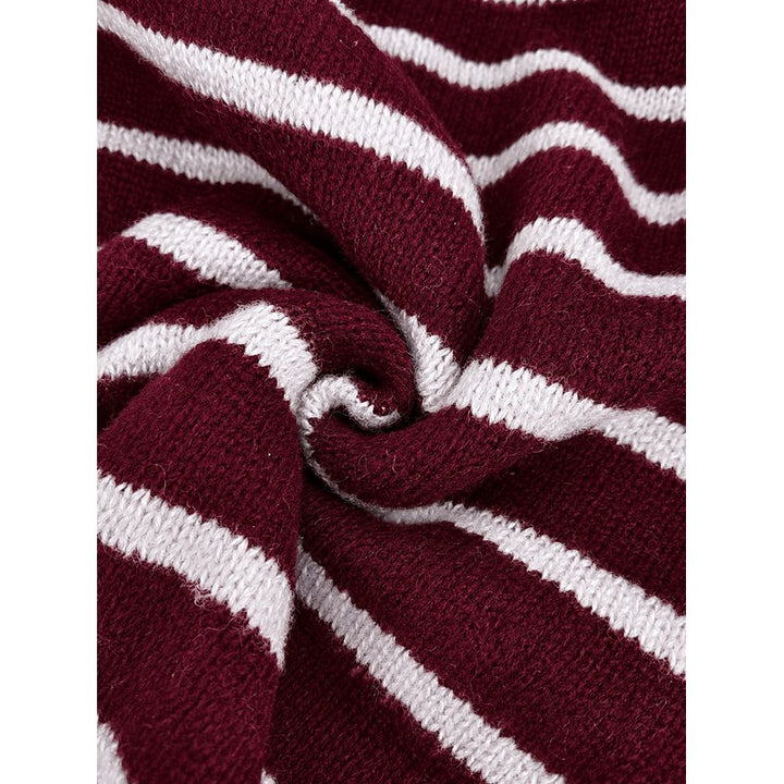 Céliane | Striped Knit Open-Front Cardigan