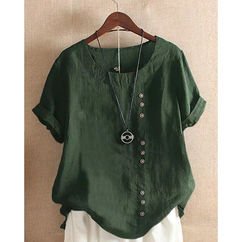 Miranda | Relaxed Short-Sleeve Summer Top
