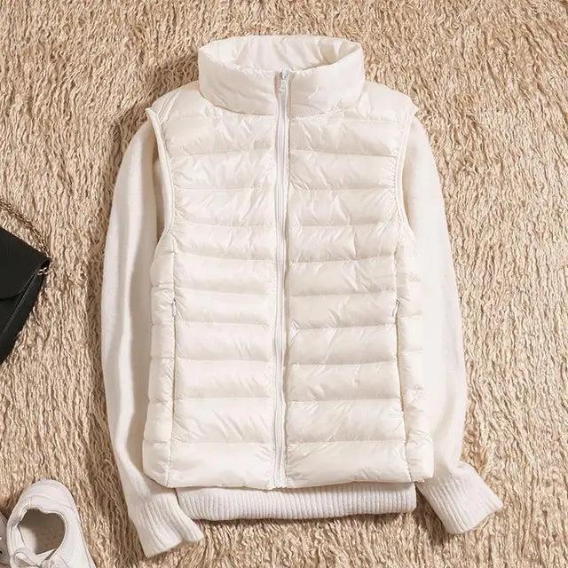 Zoey | Women's Ultra Light Down Vest Warm & Lightweight