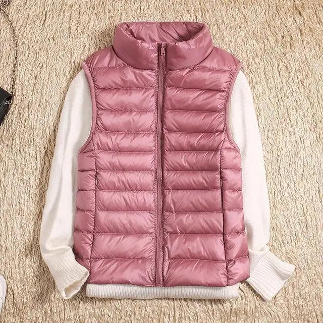 Zoey | Women's Ultra Light Down Vest Warm & Lightweight