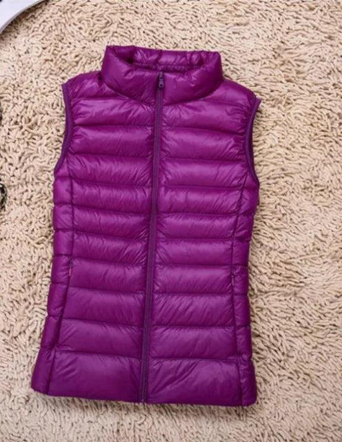 Zoey | Women's Ultra Light Down Vest Warm & Lightweight