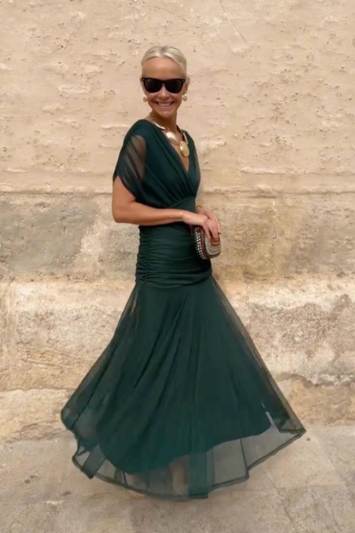 Lorenza | Elegant Maxi Wedding Guest Dress