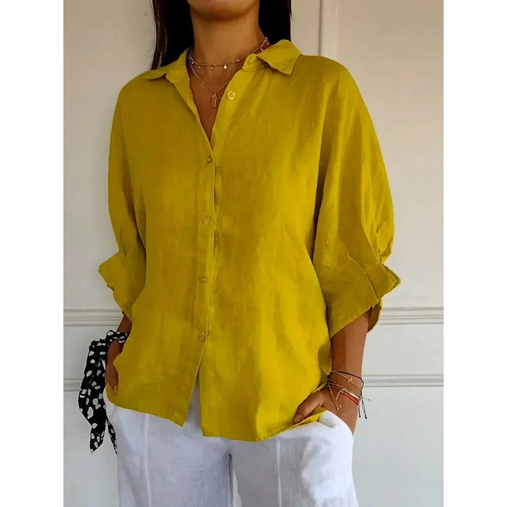 Sabine | Relaxed Button-Front Blouse