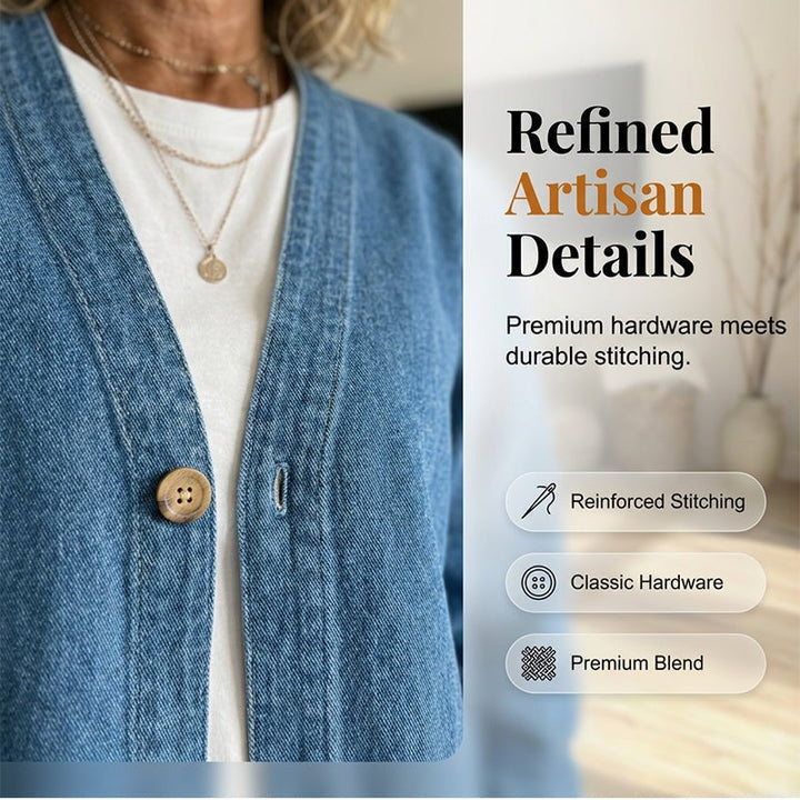 Victoria | Relaxed Button-Front Jacket