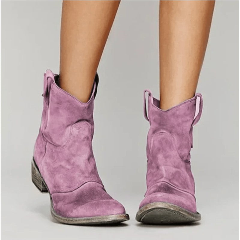 Angela | Block-Heel Ankle Boots