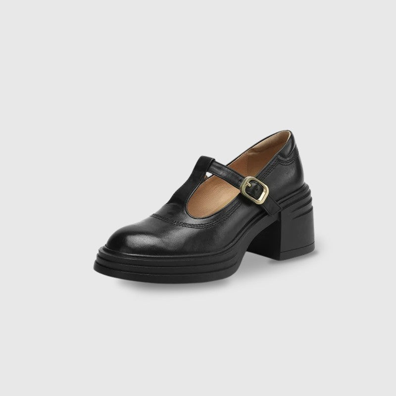 Eleonora | Classic T-Bar Block Heel Mary Janes