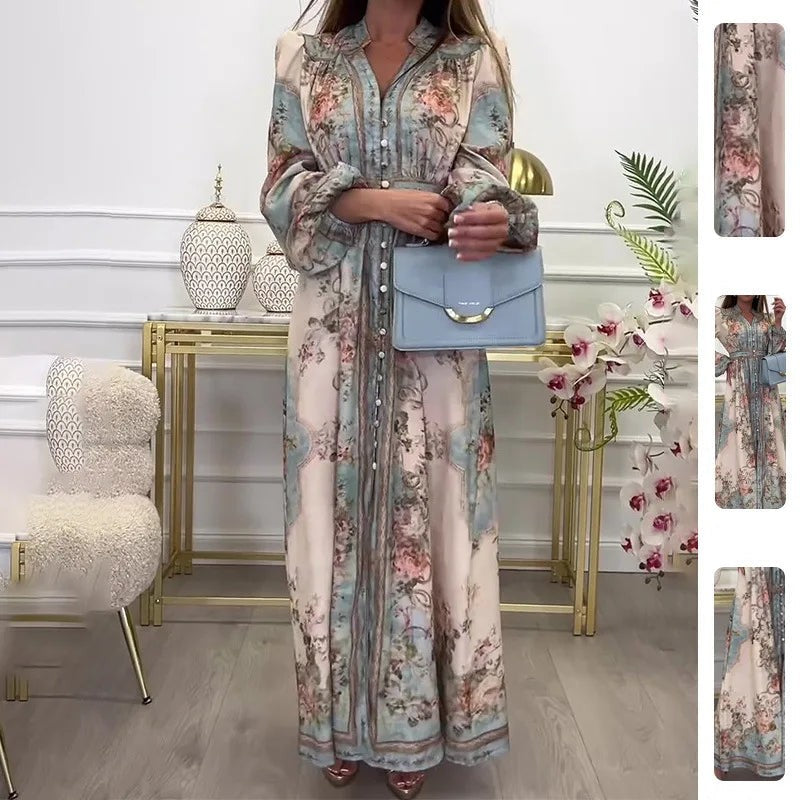Women | Vintage-Inspired Floral Maxi Dress