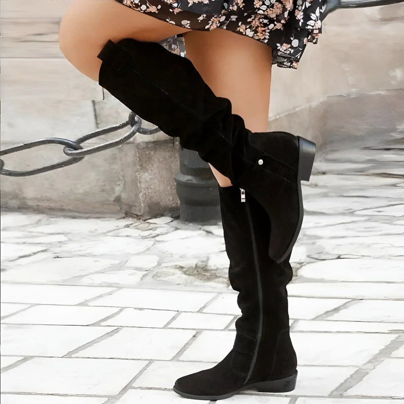Camille | Slouchy Knee-High Boots