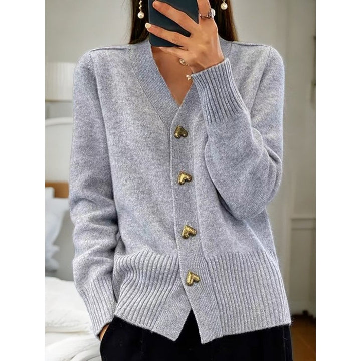 Edna | V-Neck Button-Front Cardigan