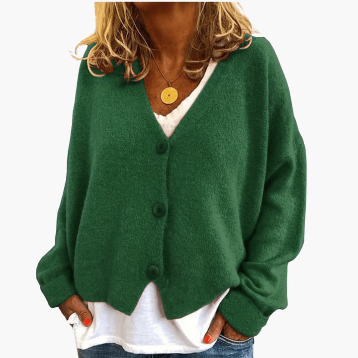 Jennifer | Women's Knitted Button Cardigan