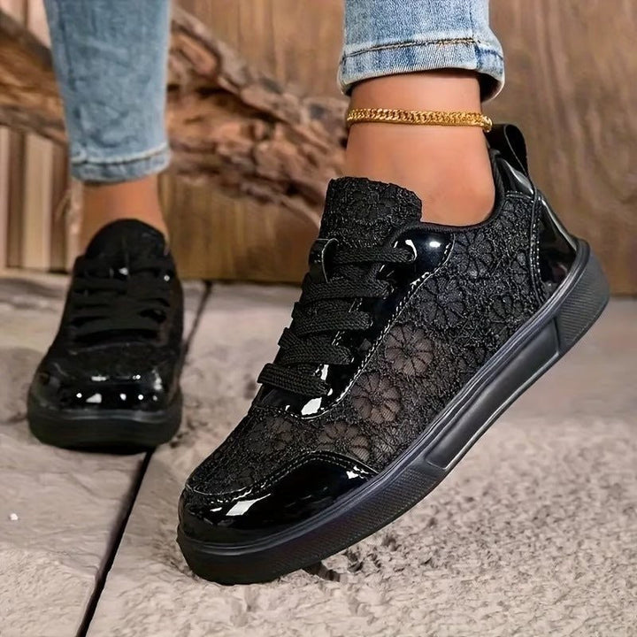 Clara | Floral Low-Top Sneakers