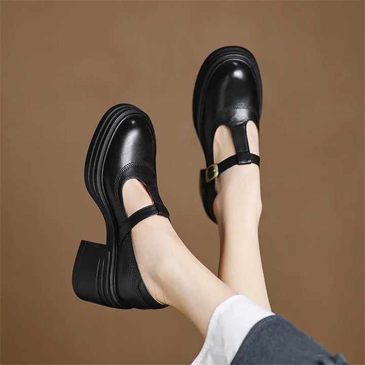 Eleonora | Classic T-Bar Block Heel Mary Janes