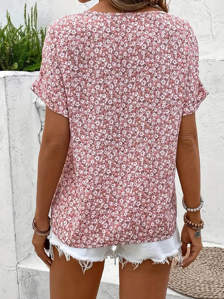 Caroline | Chic Floral Print Blouse