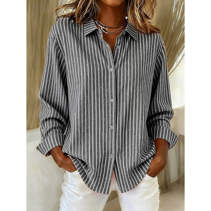 Jimena | Striped Loose Fit Shirt
