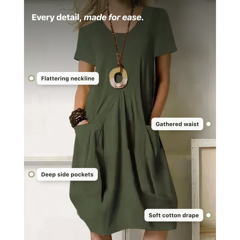 Kwani | Relaxed A-Line Casual Dress