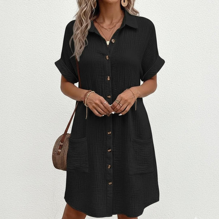 Brooklyn | Cotton Polo Shirt Dress