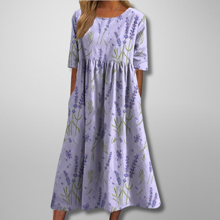 Margaret | Short Sleeve Loose Fit Midi