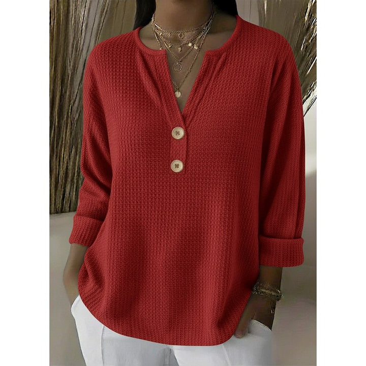 Carmen | Relaxed Henley T-Shirt