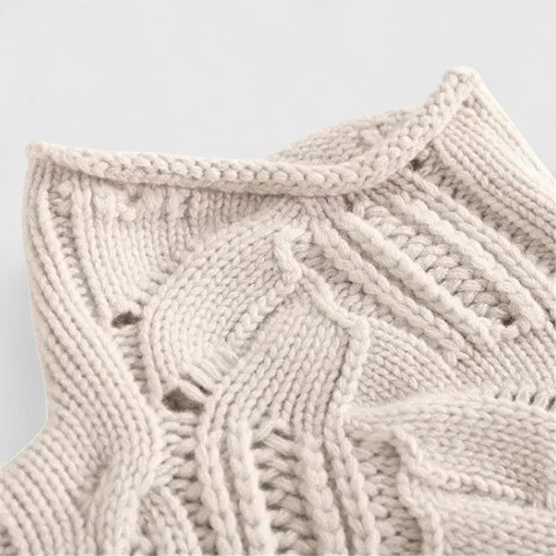 Zendrielle | Cable Knit Turtleneck Sweater