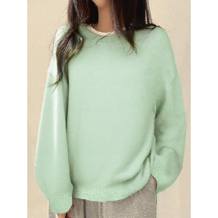 Vida | Oversized Crewneck Knit Sweater